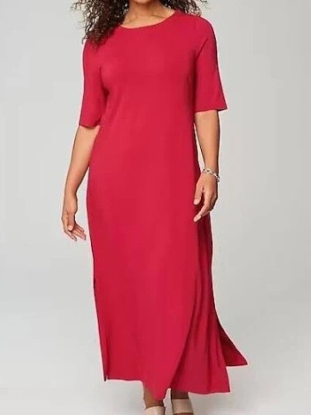 NEW J. Jill Wearever collection Maxi Tshirt Dress m